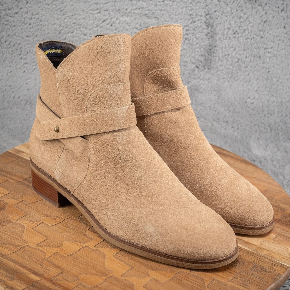 Cole Haan Wylie Water Resistant Booties Shoes in Birch Womens Size 8.5 B